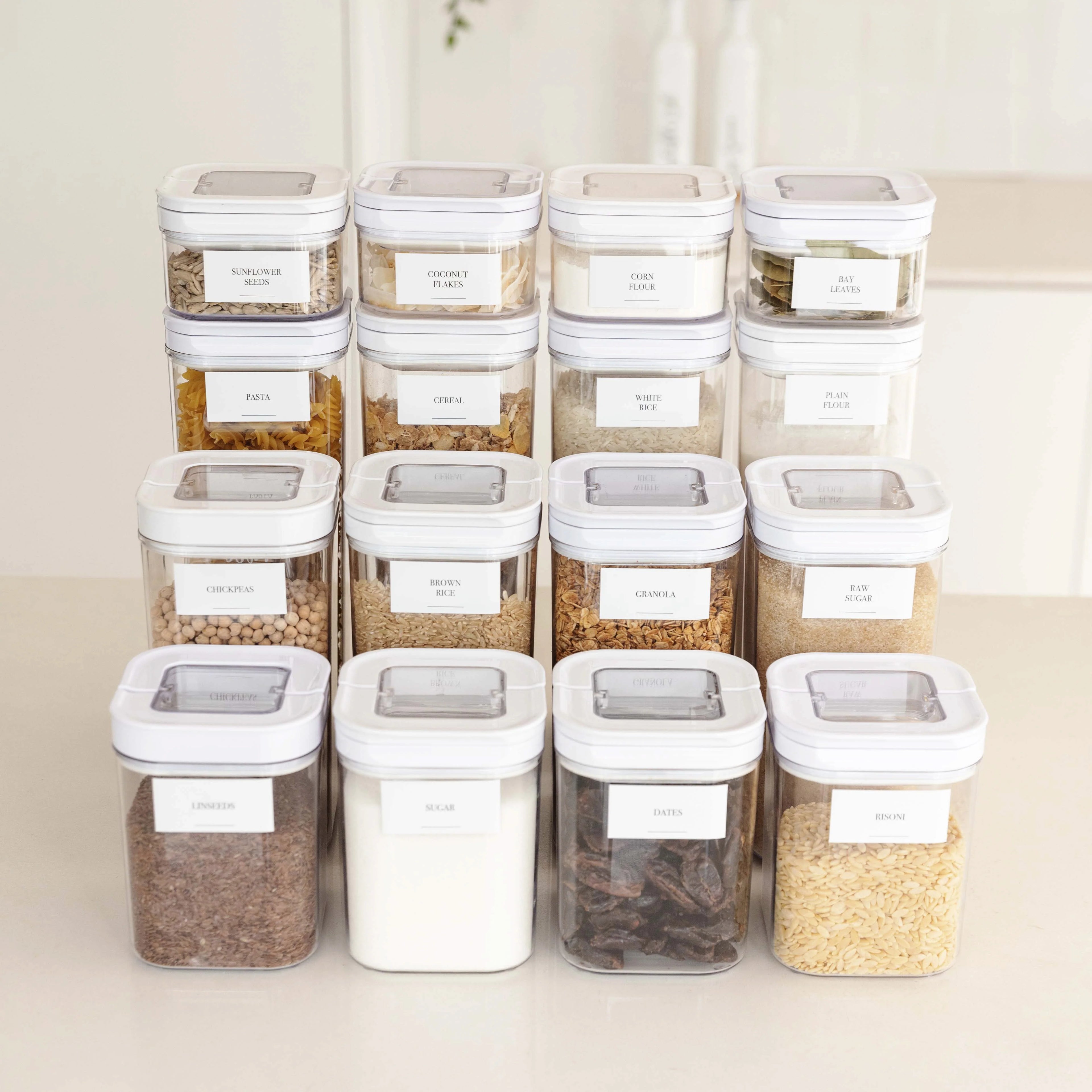 White Flip Canister Value Pack x 16